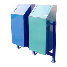 Basurero para exteriores